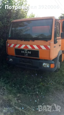 Lkw man mit Ladebordwand 