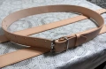 МАСИВЕН Мъжки колан (5 см ширина) – НАТУРАЛНА КОЖА – Двойна катарама, снимка 3