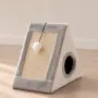 Къщичка за котки 4 в 1 - Драскалка, легло, играчка и уютно скривалище 39 x 45 x 14 cm., снимка 3