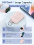 Преносима батерия Rorry 5000mah за iPhone и Apple Watch Розова, снимка 7