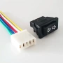 DPDT превключвател с 3 позиции и автоматично връщане, 12V/24V 20A – за обръщане посоката на DC 10336, снимка 10