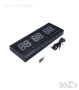 ОГРОМЕН LED ЕЛЕКТРОНЕН ЧАСОВНИК TingiAng: TL-4819, снимка 3