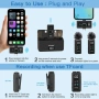 безжичен микрофон LVVIACE Wireless Lavalier Microphone 3 in 1, снимка 5