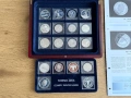 Сет 18 броя сребърни монети олимпийски игри Торино 2006, снимка 3