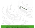 Централна плоча на предната броня Mazda CX30 DFR5-50-1C1A, снимка 3