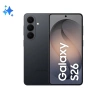 НОВ!!! Samsung Galaxy S26, Dual SIM, 12GB RAM, 512GB, 5G, Black + оригинален адапатер  Samsung, снимка 1