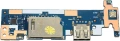 Lenovo IdeaPad 1 15IJL7 82LX Захранваща платка USB Card Reader платка 5C50S25273 JS570 NS-E052, снимка 1