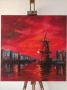 Маслена картина - Мелница 60х60см, снимка 2