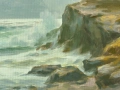 А.Панагонов-Бурно море край Камен бряг, снимка 4