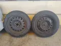Продавам 2 броя железни джанти с гуми за Toyota Corolla Verso I 2001-2003, снимка 1