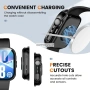 Huawei Watch Fit 5 / Fit 5 Pro / 360° Твърд пластмасов кейс с вграден протектор за екран, снимка 5