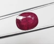 Естествен рубин 2.29 карата в най-елитния цвят Пиджън Блъд от Мозамбик!, снимка 6