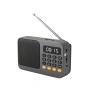 Преносимо FM Радио с Bluetooth, MP3 плейър, USB, TF, LED дисплей и силен говорител, снимка 1