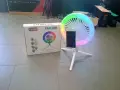 RGB LED лампа, Вентилатор, Трипод, Стойка за телефон, снимка 1