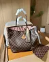 Дамска чанта Louis Vuitton Neverfull, кожа, снимка 1