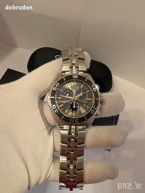 Промо! Citizen Signature Courageous BL5440 Solar Alarm Chrono часовник, снимка 1