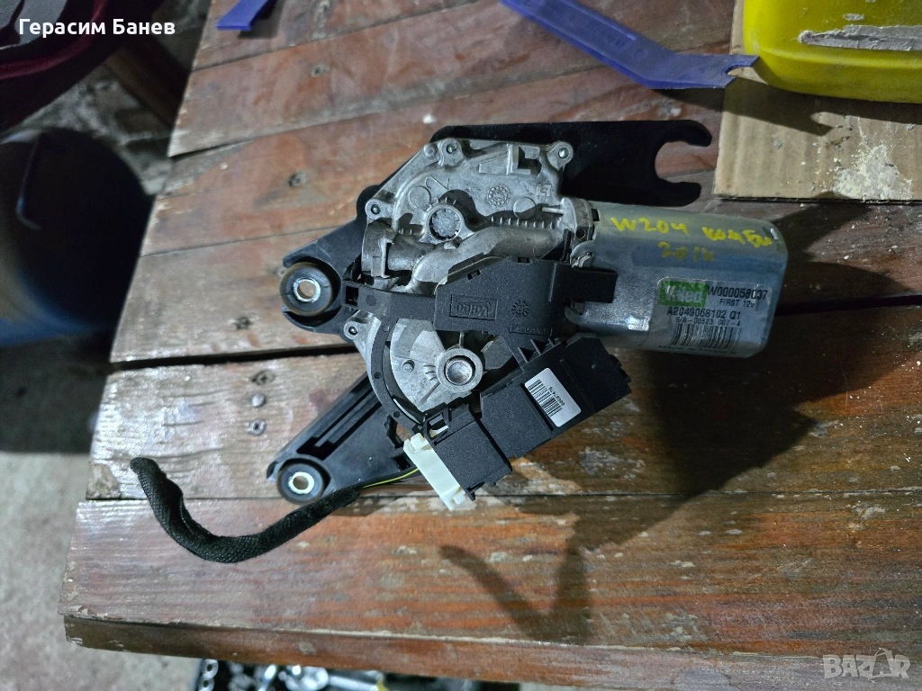 A2049068102 МОТОРЧЕ ЗАДНА ЧИСТАЧКА OEM MERCEDES W204 OM651 2014, снимка 1