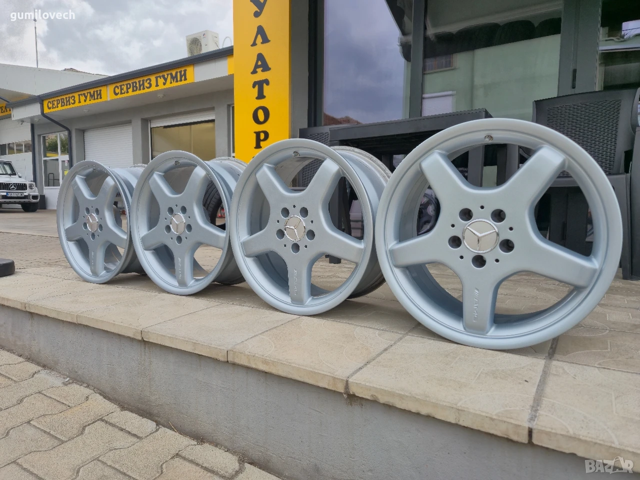 4бр.Оригинални Джанти Мерцедес SL-W211 AMG-18 цола , снимка 1