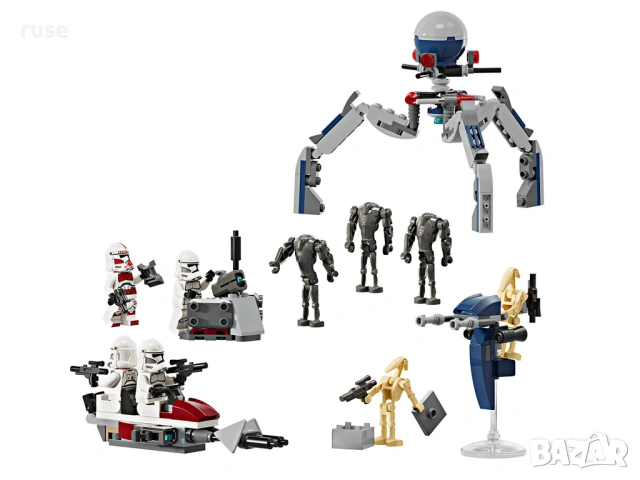 НОВИ! LEGO® Star Wars 75372 Клонинг щурмовак и боен дроид – боен пакет, снимка 2 - Конструктори - 54123811