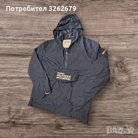 Tommy Hilfiger оригинална ветровка анурак размер М , снимка 3 - Спортни дрехи, екипи - 55688956