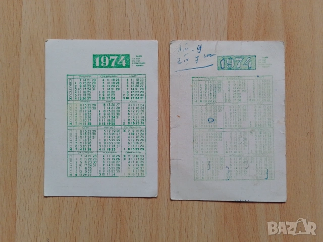 календарче СТАЛИН за 1974 г, снимка 2 - Колекции - 54062949