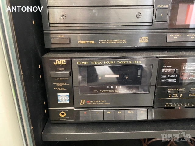 Ретро аудио сет-система JVC-пълен комплект без забележка, снимка 4 - Аудиосистеми - 54388198