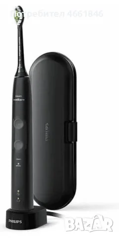 Нова електрическа звукова четка Philips Sonicare ProtectiveClean 4500 (Black), снимка 2 - Други - 55588887