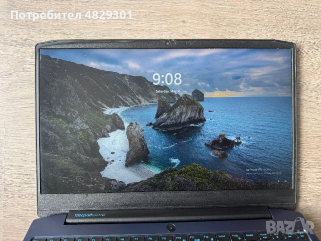 Lenovo IdeaPad Gaming 3 15ARH05 | Ryzen 7 4800H | GTX 1650 | 16GB | 512 NVMe, снимка 2 - Лаптопи за игри - 54577328