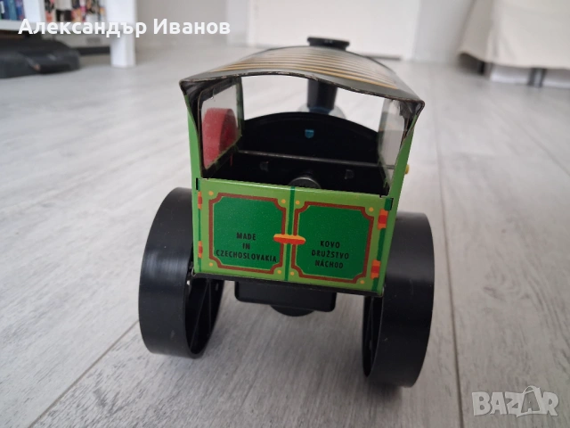 Ламаринена играчка влак,локомотив, снимка 4 - Колекции - 54591512