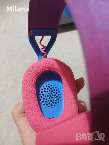 Безжични геймърски слушалки Logitech G435 LIGHTSPEED (Blue/Raspberry) , снимка 5 - Bluetooth слушалки - 55684923