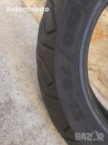 150 70 13 MICHELIN CITY GRIP 2  гума скутер гуми мото moto, снимка 7 - Гуми и джанти - 55182197
