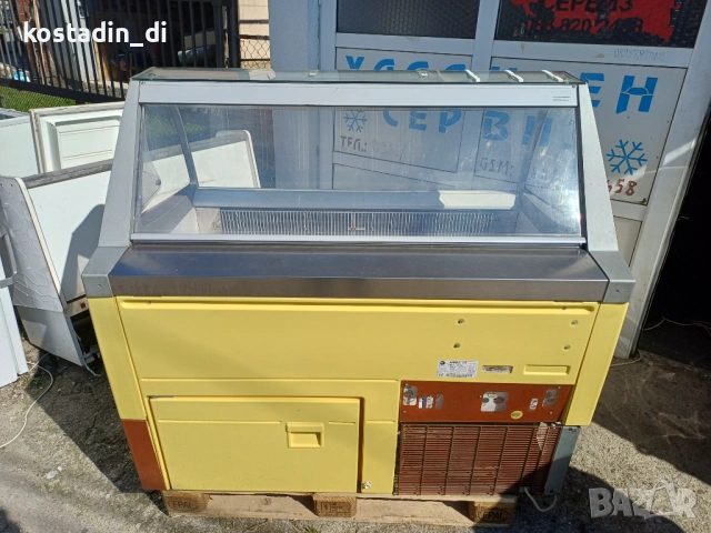Витрина за сладолед 10 гнезда / 140 см – работеща, готова за сезон, снимка 3 - Витрини - 54111763