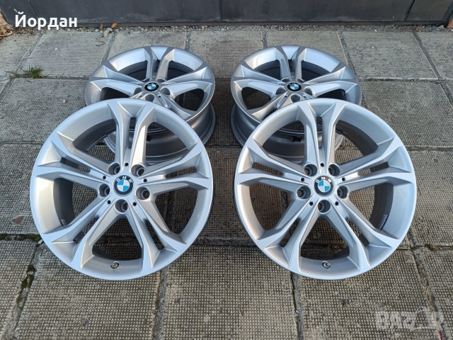	Оригинални джанти 18 ' цола 5x112 БМВ/ BMW Х3 Х4 G01 G02 + сензори, снимка 3 - Гуми и джанти - 55102435