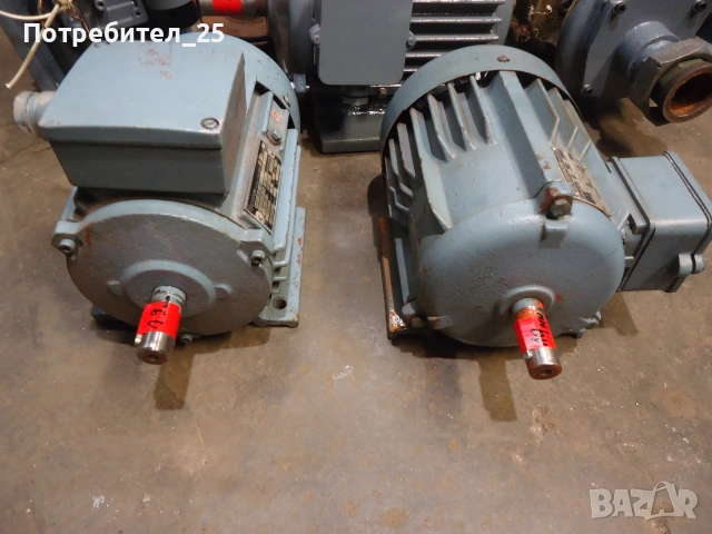 Трифазни ел. мотори 0,55 KW - 1400 об/мин.