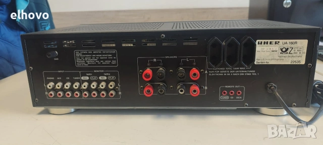 Стерео усилвател UHER UA-160R, снимка 6 - Ресийвъри, усилватели, смесителни пултове - 55100768