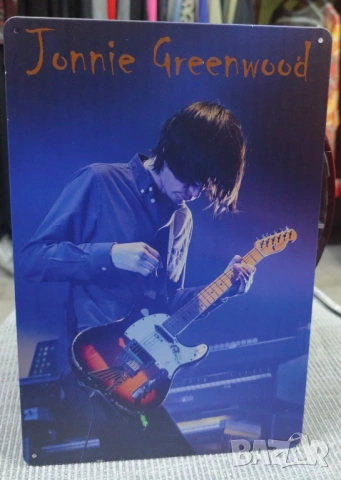 Jonnie Greenwood-метална табела(плакет)