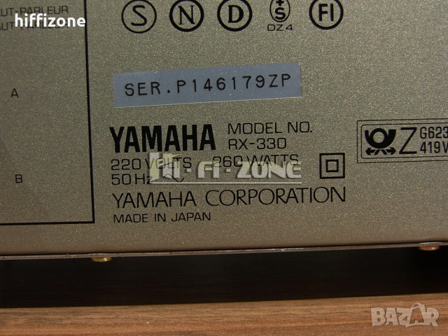 Ресивър  Yamaha rx-330 /1 , снимка 9 - Ресийвъри, усилватели, смесителни пултове - 54079934