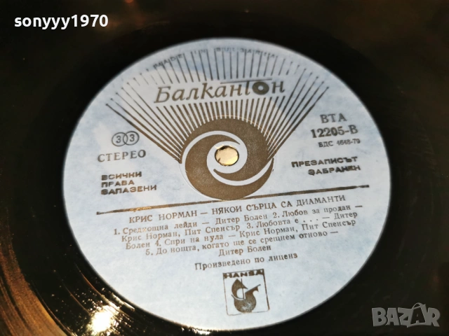 CHRIS NORMAN 0805261931L1, снимка 8 - Грамофонни плочи - 54477845