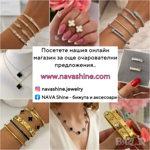 Тенис колие от медицинска стомана с блестящи камъни цирконий - златно и сребърно, снимка 3 - Колиета, медальони, синджири - 54156940