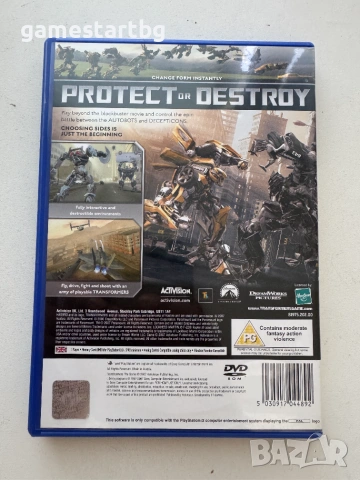 Transformers: The Game за PS2, снимка 2 - Игри за PlayStation - 55079049