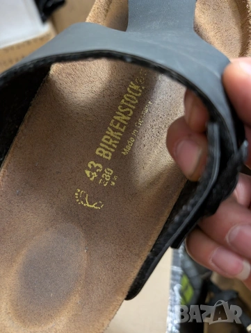 чехли Birkenstock GIZEH номер 43, снимка 3 - Мъжки чехли - 55139209