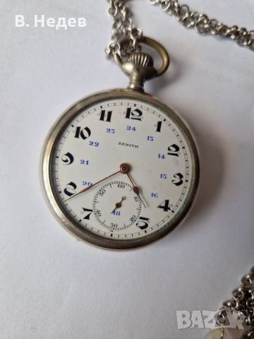 ZENITH, pocket-watch, cal 19N.V. SWISS часовник на 100 години в ТОП съст-е!