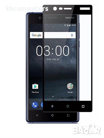 5D стъклен протектор за Nokia 3 (TA-1020)