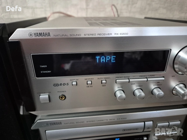 стерео система,Yamaha pianocraft rx-e200,cdx-e200,kx-e100, снимка 3 - Аудиосистеми - 54399025