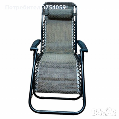Плажен стол-шезлонг с възглавничка 175x52 см NS6318, снимка 3 - Къмпинг мебели - 55197032
