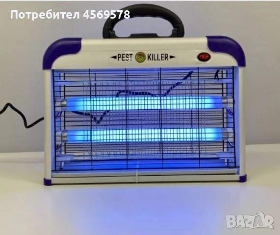 🟣UV - Лампа против насекоми и комари - 30W, 20W, 40W💡, снимка 2 - Други стоки за дома - 55017980