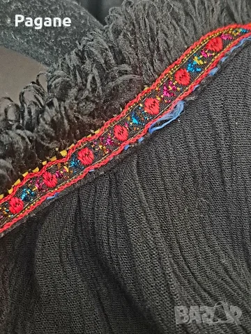 Desigual Страхотен черен топ с красива бродерия и пайети 🌹

​, снимка 13 - Корсети, бюстиета, топове - 55396104
