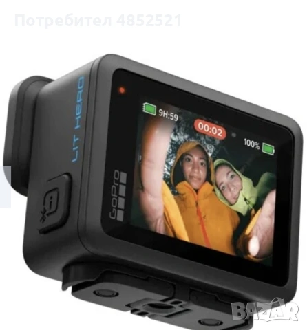 GoPro LIT Hero - Black, снимка 2 - Камери - 54999103