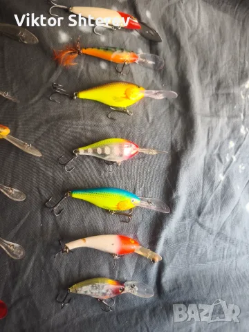 Комплект 13 бр. кранкбейти – 6x Rapala, 6x Salmo, Cordell, снимка 2 - Такъми - 55654299