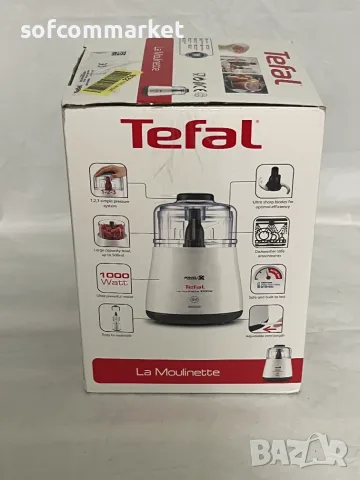Eлектрически чопър Tefal La Moulinette 1000W (с 6 мес. гаранция), снимка 6 - Чопъри и пасатори - 55465897
